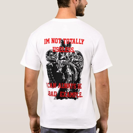 Hand gezeichnetes total unbrauchbares Shirt (Rückseite)