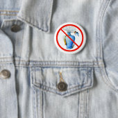 Hand gezeichnetes Zeichen: Kein Parfüm Button (Beispiel)
