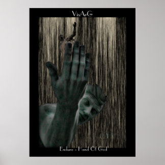 Hand Gottes (Kriechposter) Poster