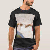 Hand Gottes von Michelangelo T-Shirt (Vorderseite)