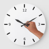 Hand Große Wanduhr (Vorderseite)