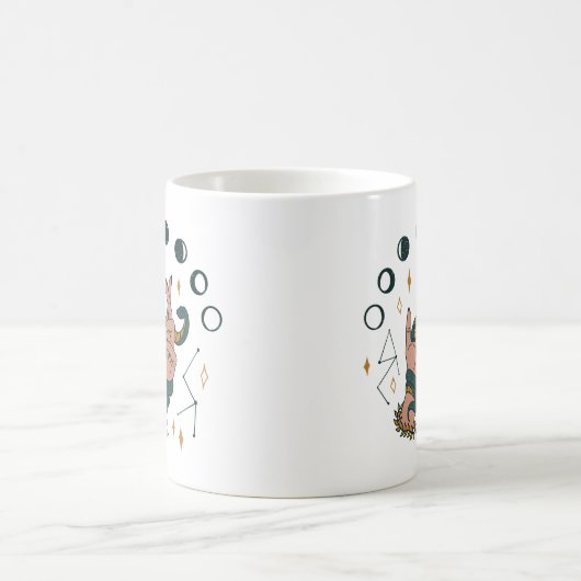 Hand hält eine Schlange Verwandlungstasse (Mittel)