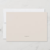 Hand Heart Gesture Card Mitteilungskarte (Rückseite)