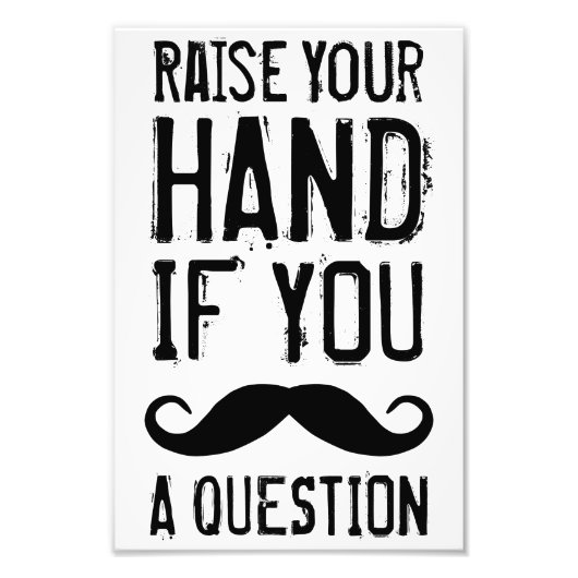 Hand heben fotodruck (Vorne)