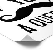 Hand heben poster (Ecke)