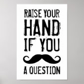 Hand heben poster (Vorne)