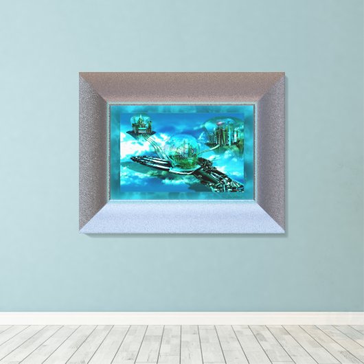 Hand Held Hope Wrapped Canvas Leinwanddruck (Insitu (Holzboden))