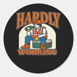 Hand Herz Skeletton Knochen Spooky Girls Teens Runder Aufkleber