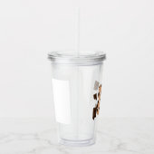 Hand holding a piece of Valentine's chocolate Acryltrinkbecher (Rechts)