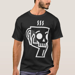 Hand Holding Coffee Cup Hamlet spielen Shakespeare T-Shirt