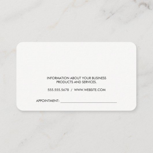 Hand Holding Dumbells | Fitness Terminkarte (Rückseite)