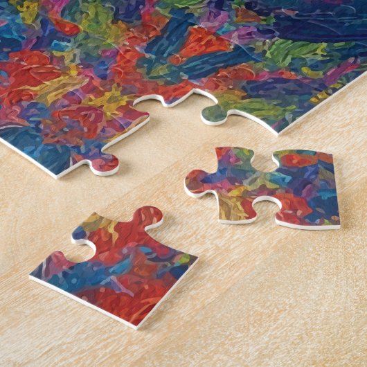 Hand Holding Paintbrush with Bird Creative Puzzle (Seite)