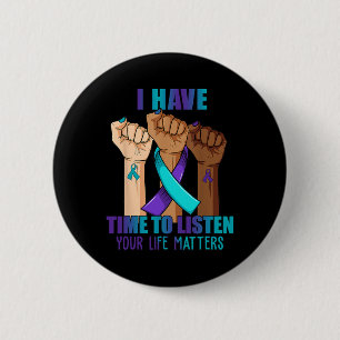 Hand, ich habe Zeit, mir die Suizidprävention vor Button