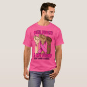 Hand ihr Kampf ist mein Brustkrebsbewusstsein T-Shirt (Vorne ganz)