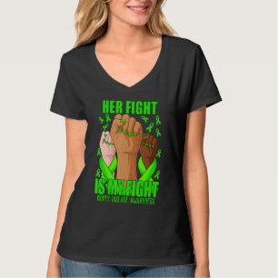 Hand Ihr Kampf ist mein Kampf gegen die grüne Nier T-Shirt