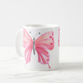 Hand Illustriert Butterfly Print Kaffeetasse (Vorderseite Links)