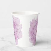 Hand-Illustriert-Peony-Blume Pappbecher (Links)