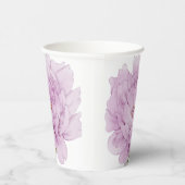 Hand-Illustriert-Peony-Blume Pappbecher (Rechts)