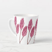 Hand illustriert Red Blume Milchtasse (Linke Ecke)