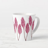 Hand illustriert Red Blume Milchtasse (Rechte Ecke)
