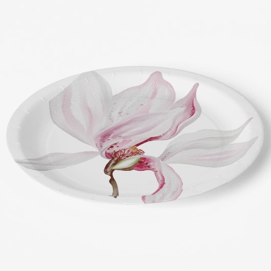 Hand Illustriert Wildschwein Pappteller (Schrägansicht)