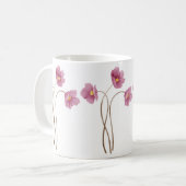 Hand Illustrierte Blume Print Tasse (Vorderseite Links)