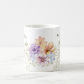 Hand Illustrierte Blumendrucke Kaffeetasse (Mittel)