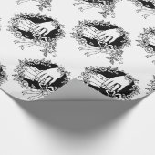 Hand in Ehezettel Geschenkpapier (Ecke)