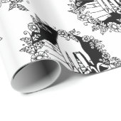 Hand in Ehezettel Geschenkpapier (Rolleneckpunkt)