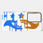 Hand in Hand - Ein farbenfroher Pakt für den Wande Samsung Galaxy Hülle (Linke Seite)