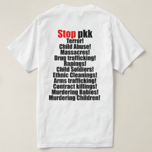 Hand in Hand gegen pkk Terrorismus T-Shirt
