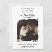 Hand in Hand, Heart to Heart | Photo Wedding Einladung (Vorderseite)