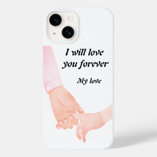 Hand in Hand Liebe Kunst - Kindergarten Case-Mate iPhone Hülle (Rückseite)