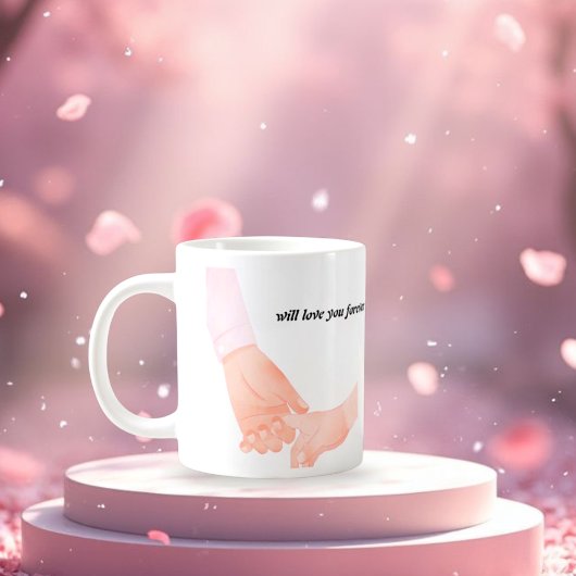 Hand in Hand Liebe Kunst - Kindergarten Jumbo-Tasse