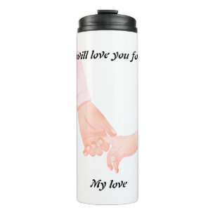 Hand in Hand Liebe Kunst - Kindergarten Thermosbecher