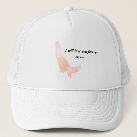 Hand in Hand Liebe Kunst - Kindergarten Truckerkappe (Vorderseite)