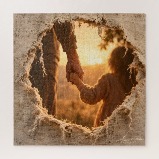 Hand in Hand Puzzle (Vertikal)