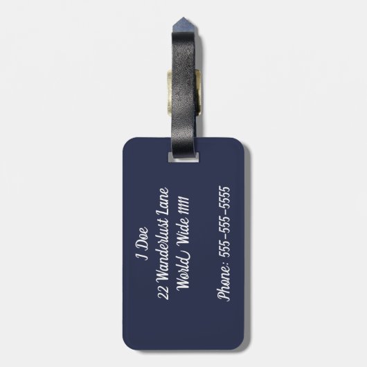 Hand in Hand Wir sehen den Welt-Gepäckanhänger Gepäckanhänger (Rückseite vertikal)