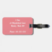 Hand in Hand Wir sehen den Welt-Gepäckanhänger Gepäckanhänger (Rückseite horizontal)