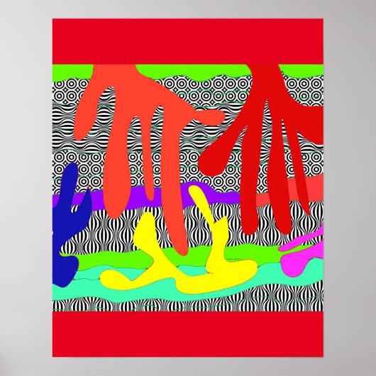 Hand Jive Poster Print (Vorne)