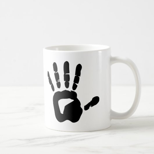 Hand Kaffeetasse (Rechts)