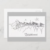 Hand Knight Postkarte (Vorne/Hinten)