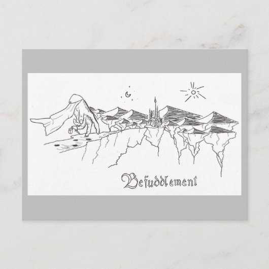 Hand Knight Postkarte (Vorderseite)