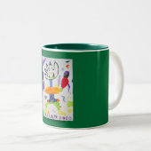 Hand Kong, durch Brian Dodd Zweifarbige Tasse (VorderseiteRechts)