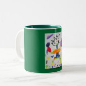 Hand Kong, durch Brian Dodd Zweifarbige Tasse (Vorderseite Links)