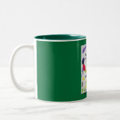 Hand Kong, durch Brian Dodd Zweifarbige Tasse (Links)
