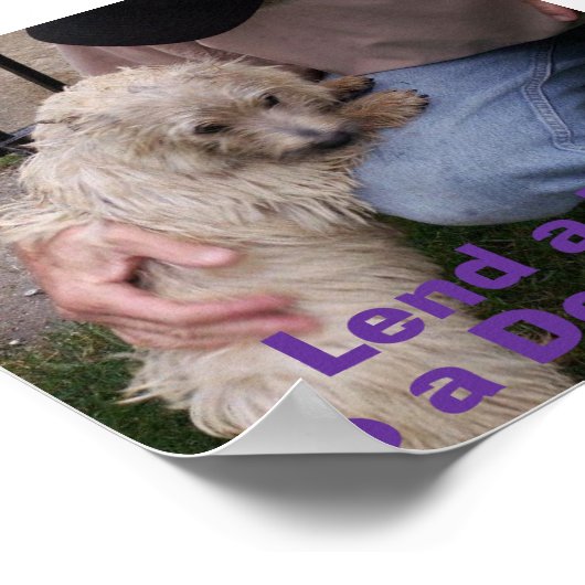 Hand leihen — Sinclair Poster (Ecke)