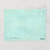 Hand Letted Tyhpografy Vielen Dank Postkarte (Rückseite)