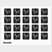 Hand Letter Script Wedding Dankeschön Sticker (Blatt)
