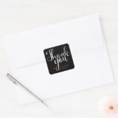 Hand Letter Script Wedding Dankeschön Sticker (Umschlag)